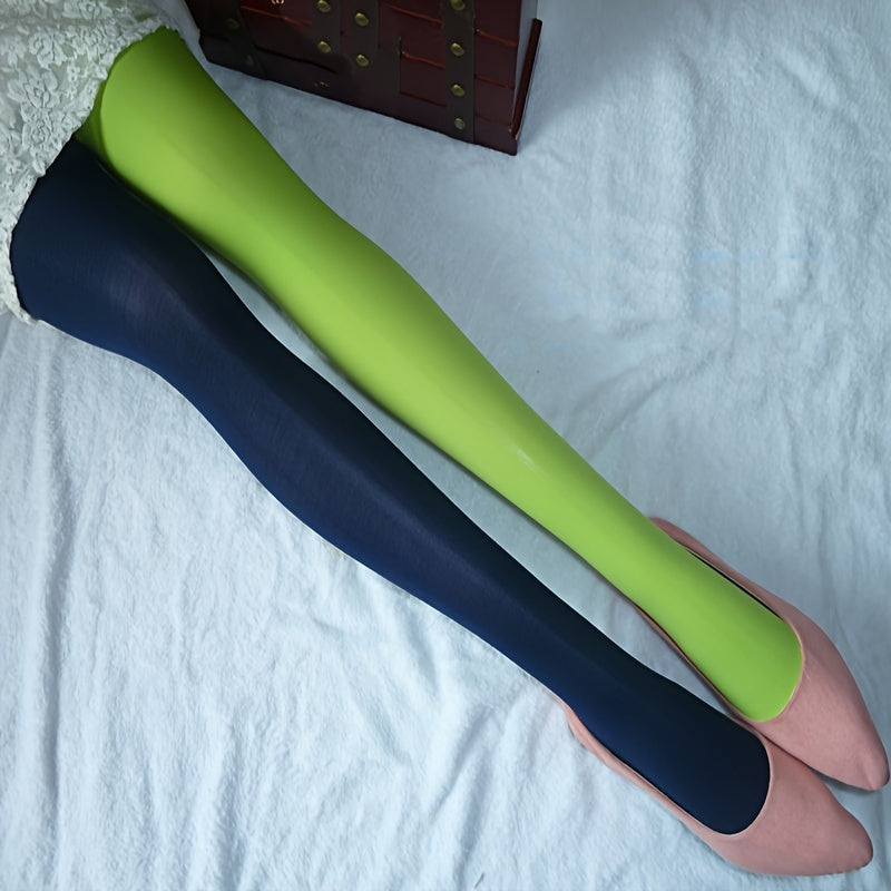 renk bloklu çorap iki tonlu pantolon çorap ⚡ Kontrastın gücü artık bacaklarında!