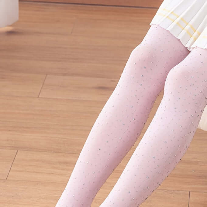 kız çocuk bale taytı taşlı ışıltılı dayanıklı dans çorabı 🩰 4’lü Ekonomik Set