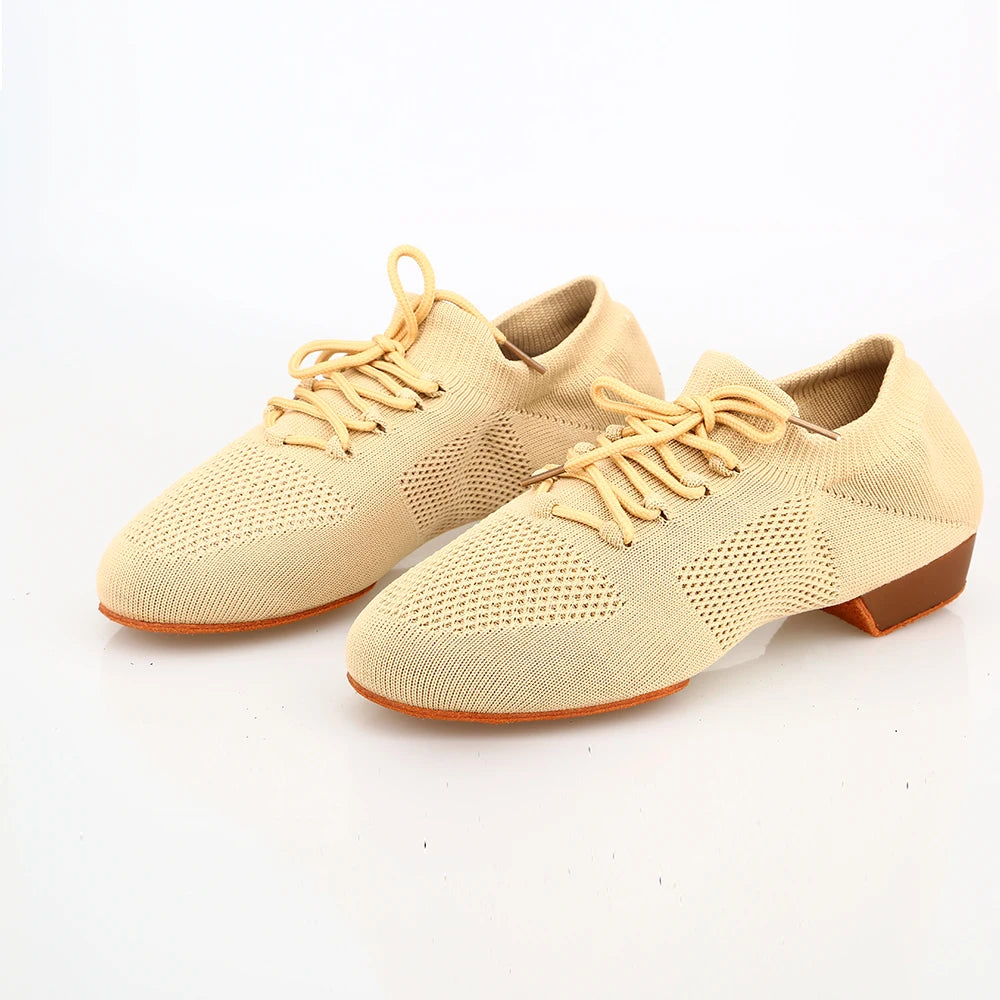  modern dans ayakkabısı kadın file tabanlı konforlu dans sneaker 🩰 Esnek Taban 💨 Nefes Alan Kumaş