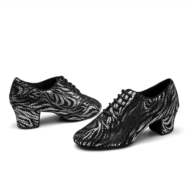 Parıltılı Latin Dans Ayakkabısı – Işıltını Sahneye Taşı