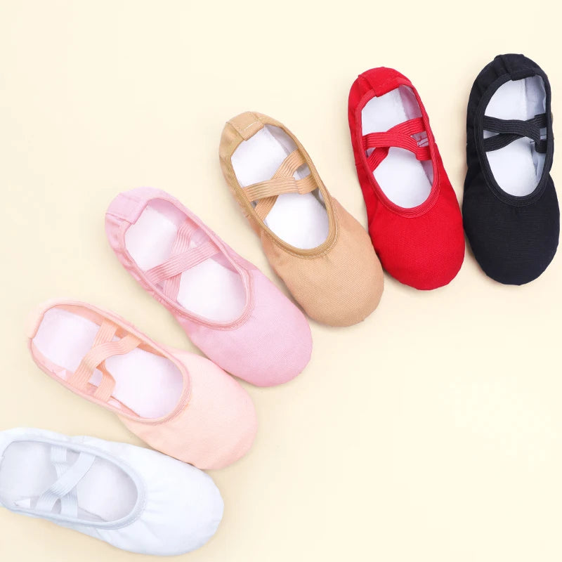 Çocuk Renkli Dans Ayakkabısı - Bale Ayakkabısı