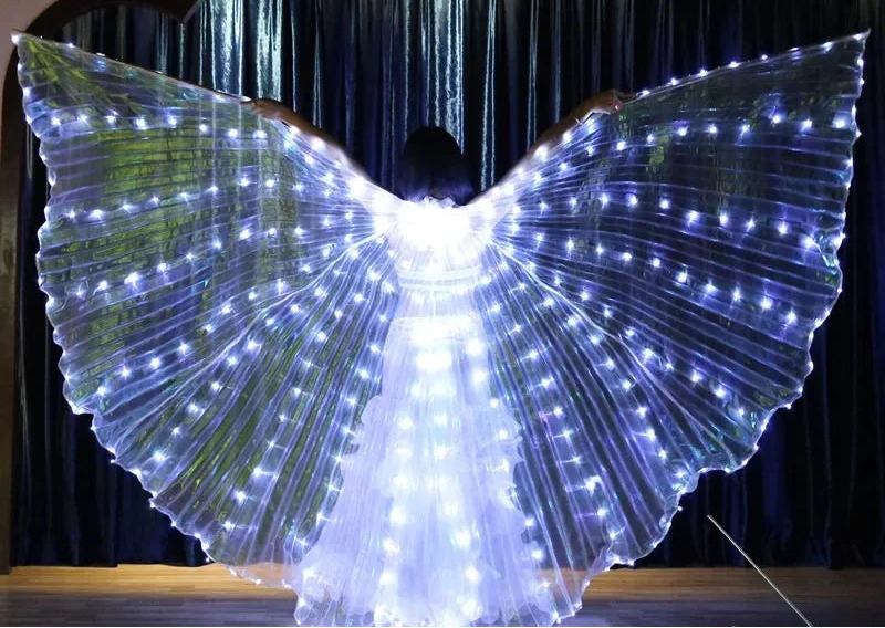 LED Işıklı Dans Kanadı – RGB Işıklı Isis Wings