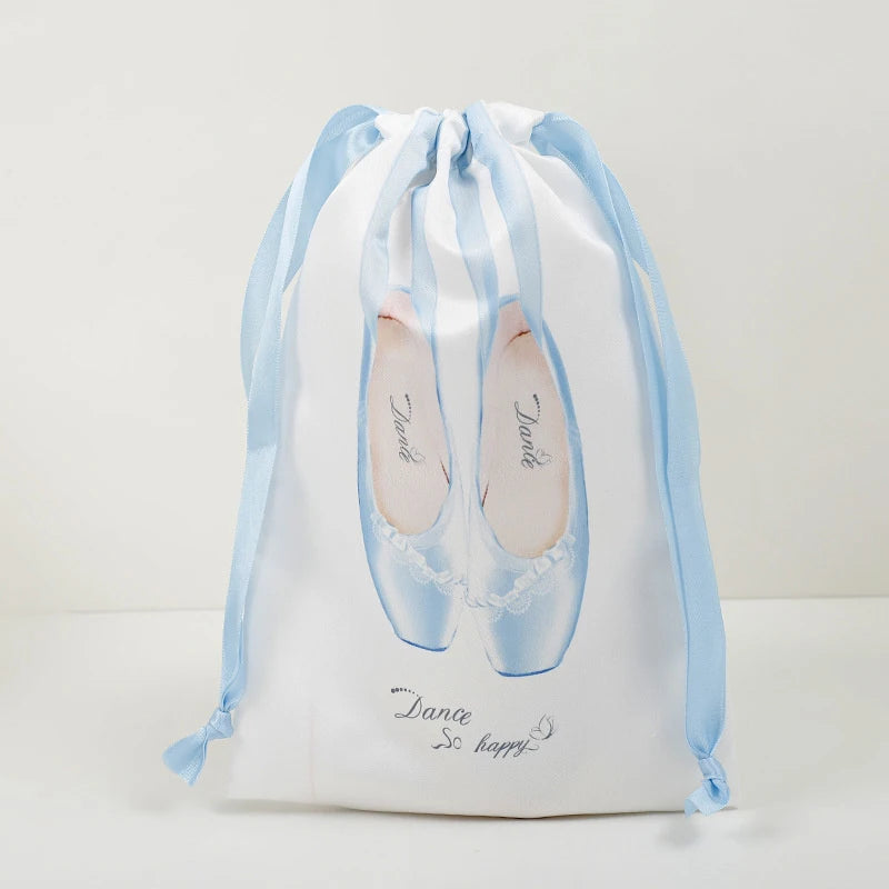 Balerin Ayakkabı Çantası – Şeffaf Fileli Dans Patiği ve Bale Ayakkabısı Koruma Torbası