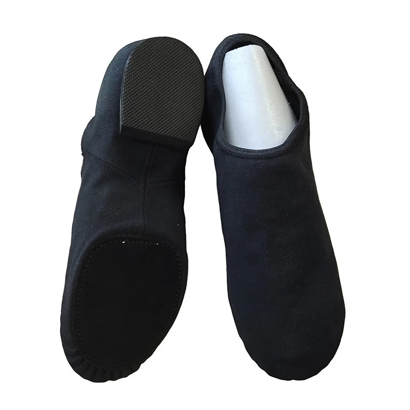 Süet Modern Dans Ayakkabısı – Kaymaz Tabanlı Esnek Dans ve Performans Ayakkabısı