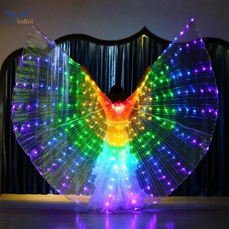LED Işıklı Dans Kanadı – RGB Işıklı Isis Wings