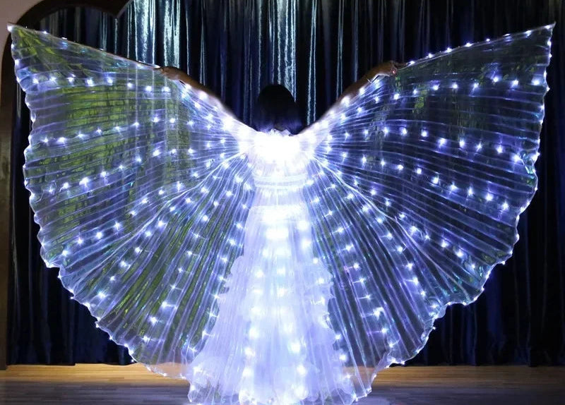 LED Işıklı Dans Kanadı – RGB Işıklı Isis Wings