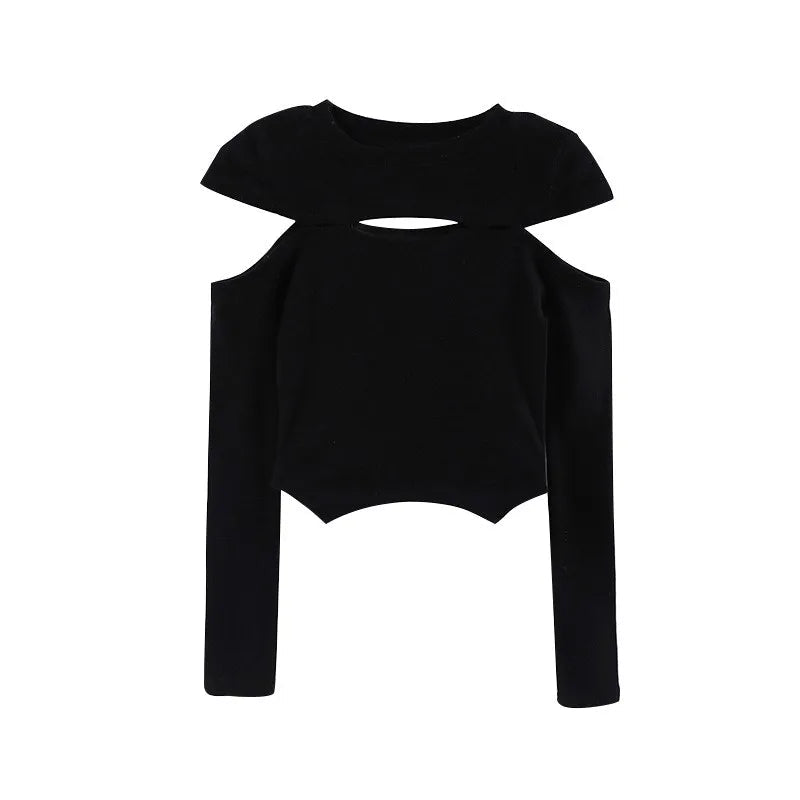 Siyah Geniş Paça Kargo Pantolon Üst Takım – Street Style Dans Model