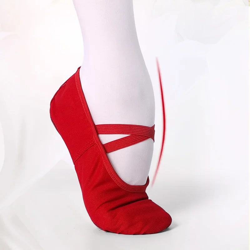 Çocuk Renkli Dans Ayakkabısı - Bale Ayakkabısı