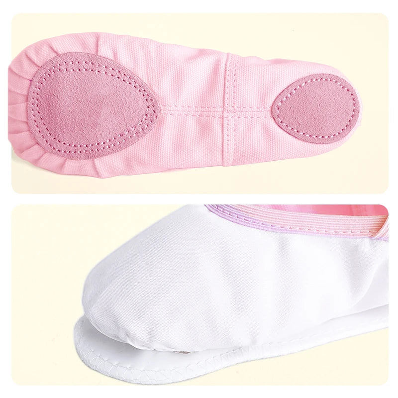 Çocuk Renkli Dans Ayakkabısı - Bale Ayakkabısı