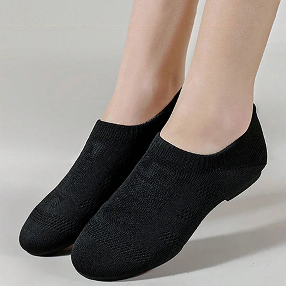 Esnek Fileli Nefes Alabilir Bale ve Dans Ayakkabısı – Kaymaz Tabanlı Rahat Tasarım