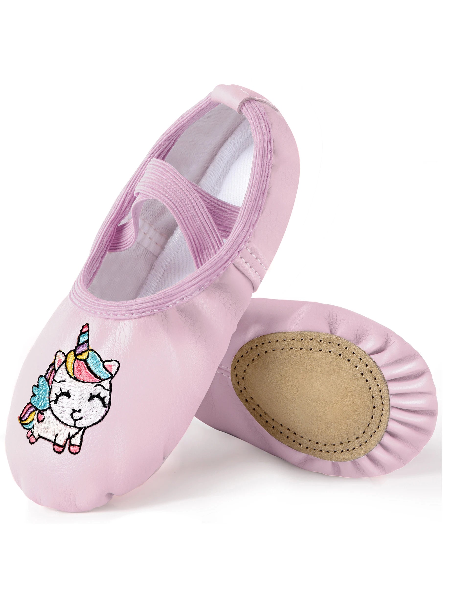 Çocuk Bale Ayakkabısı | Unicorn Desenli Dans Patiği