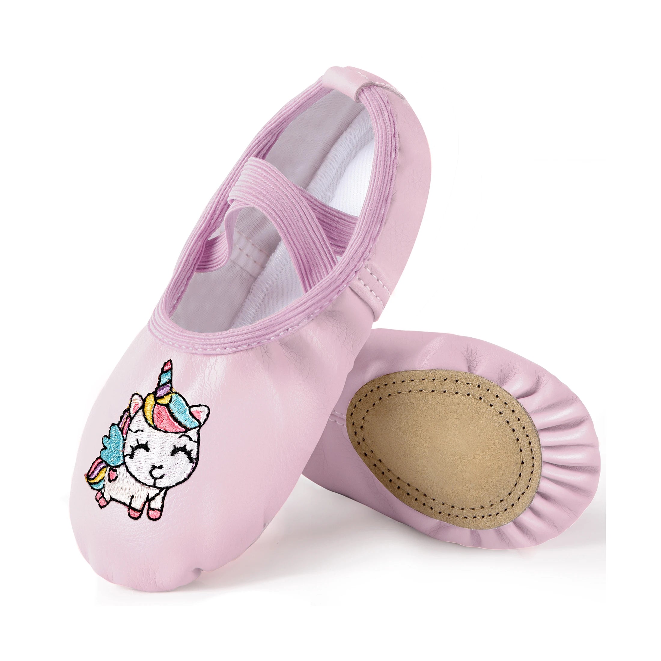 Çocuk Bale Ayakkabısı | Unicorn Desenli Dans Patiği