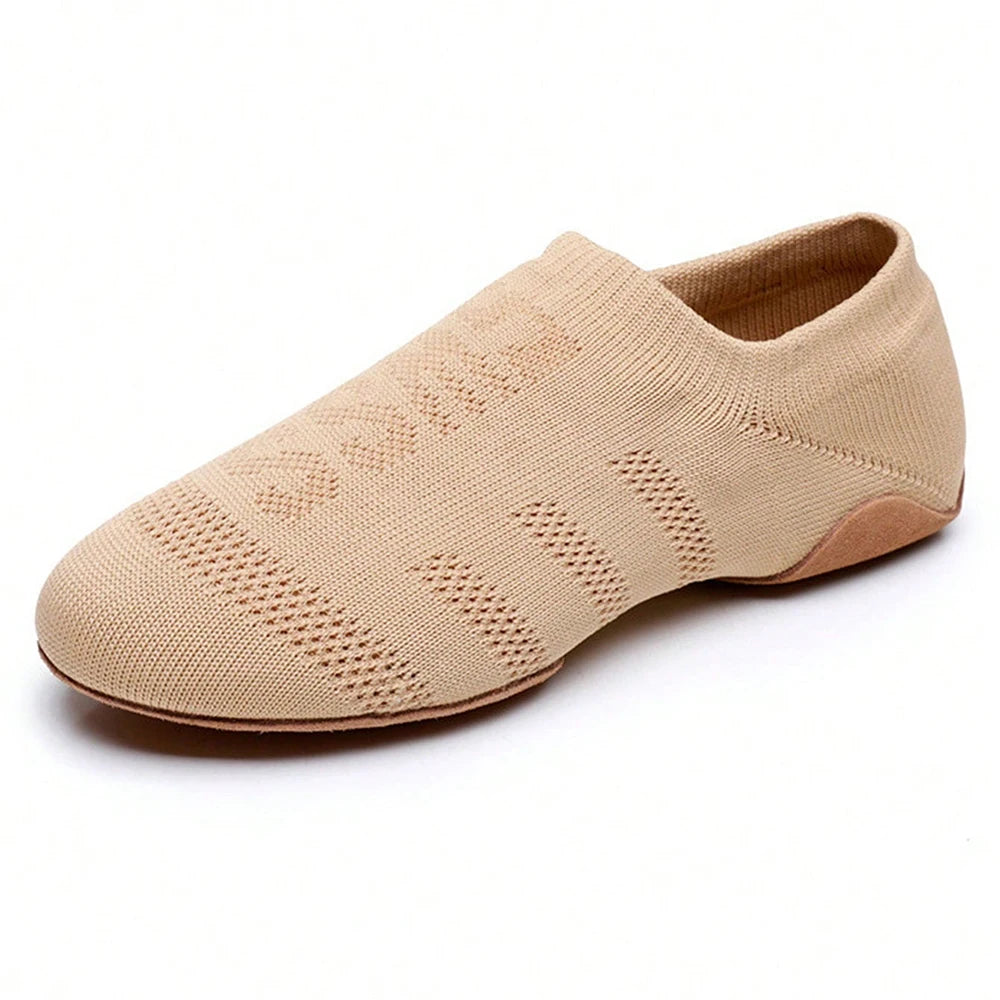 Esnek Fileli Nefes Alabilir Bale ve Dans Ayakkabısı – Kaymaz Tabanlı Rahat Tasarım