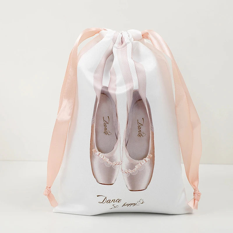 Balerin Ayakkabı Çantası – Şeffaf Fileli Dans Patiği ve Bale Ayakkabısı Koruma Torbası