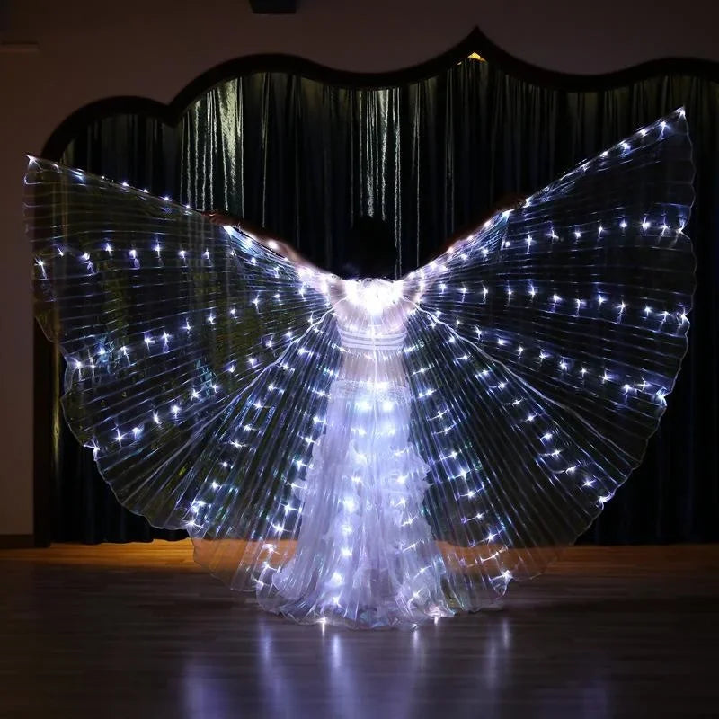 LED Işıklı Dans Kanadı – RGB Işıklı Isis Wings