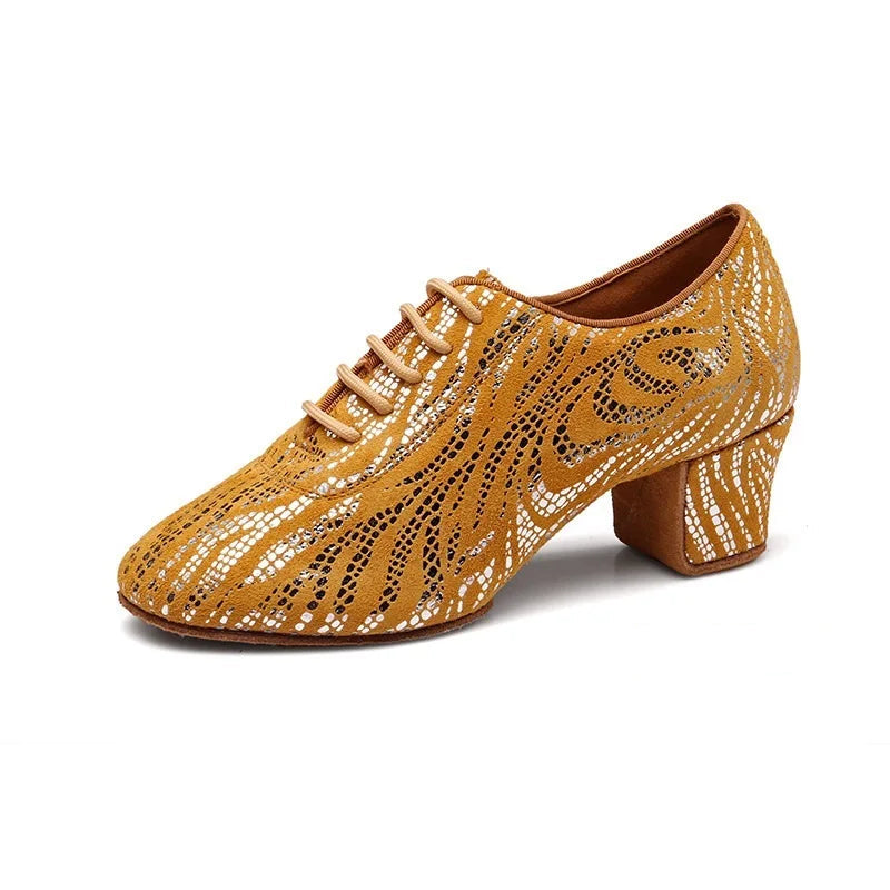 Parıltılı Latin Dans Ayakkabısı – Işıltını Sahneye Taşı
