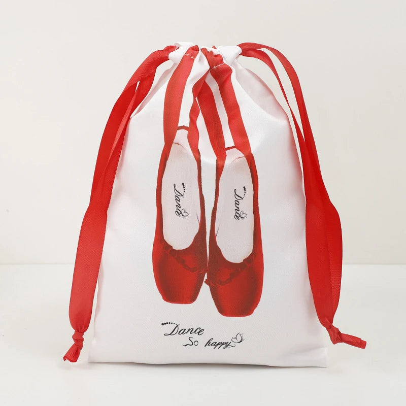 Balerin Ayakkabı Çantası – Şeffaf Fileli Dans Patiği ve Bale Ayakkabısı Koruma Torbası