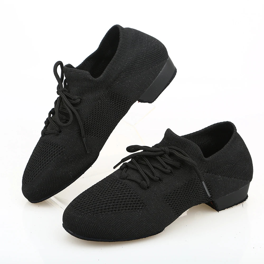 modern dans ayakkabısı kadın file tabanlı konforlu dans sneaker 🩰 Esnek Taban 💨 Nefes Alan Kumaş