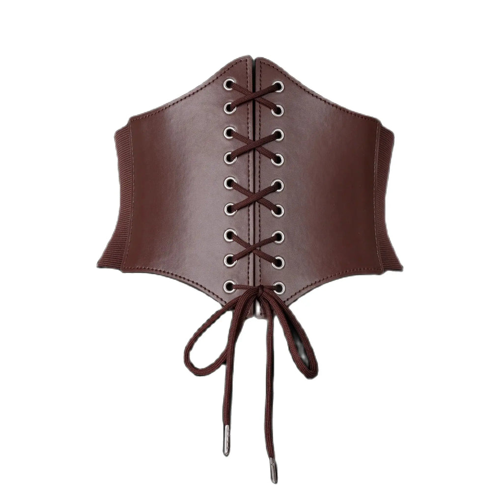 Deri Korset ve Bileklik Seti – Orta Çağ Ruhunu Taşıyan Modern Güç Dokunuşu