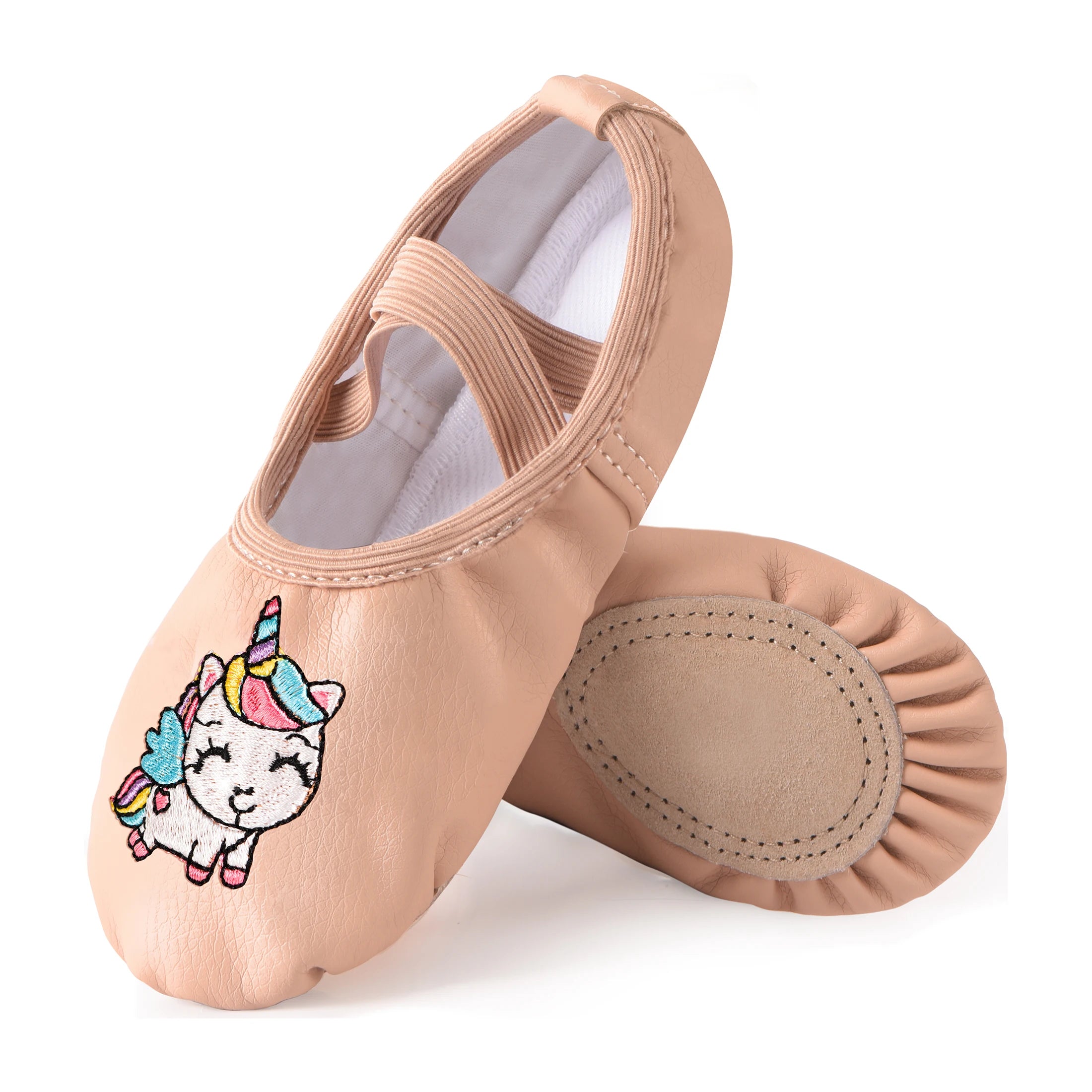 Çocuk Bale Ayakkabısı | Unicorn Desenli Dans Patiği