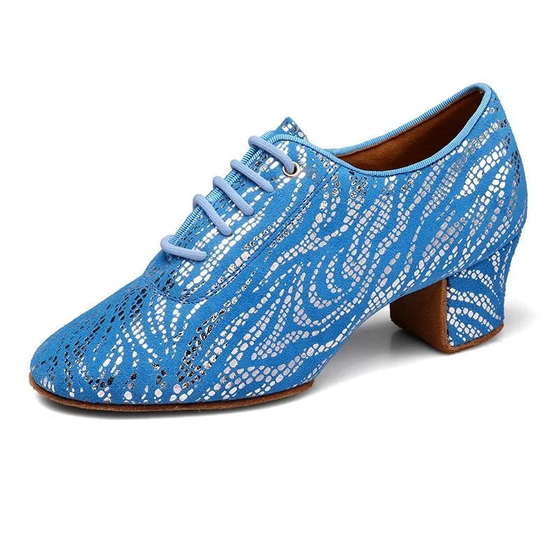 Parıltılı Latin Dans Ayakkabısı – Işıltını Sahneye Taşı