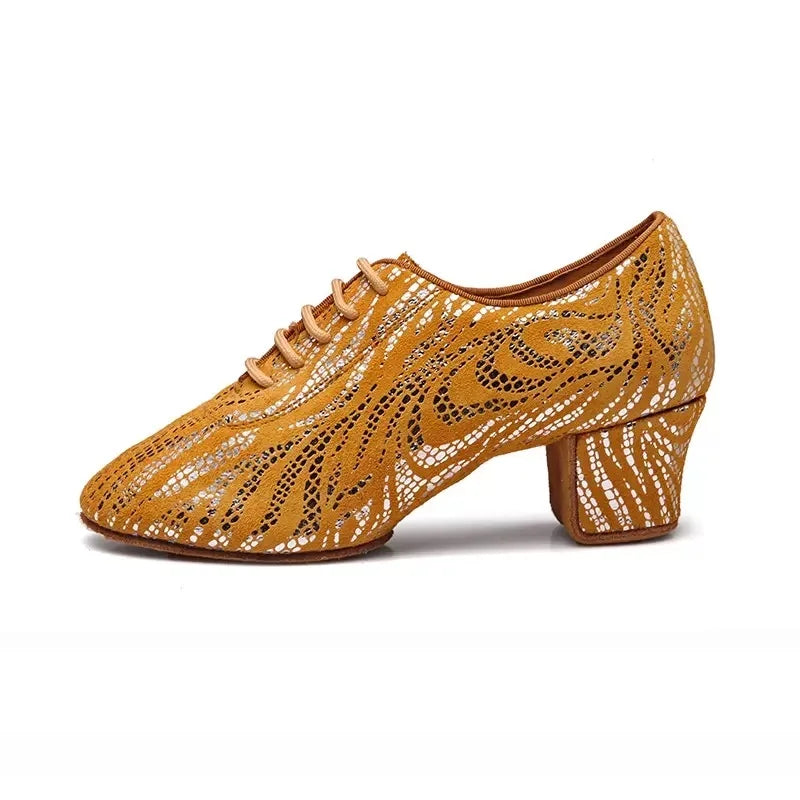 Parıltılı Latin Dans Ayakkabısı – Işıltını Sahneye Taşı