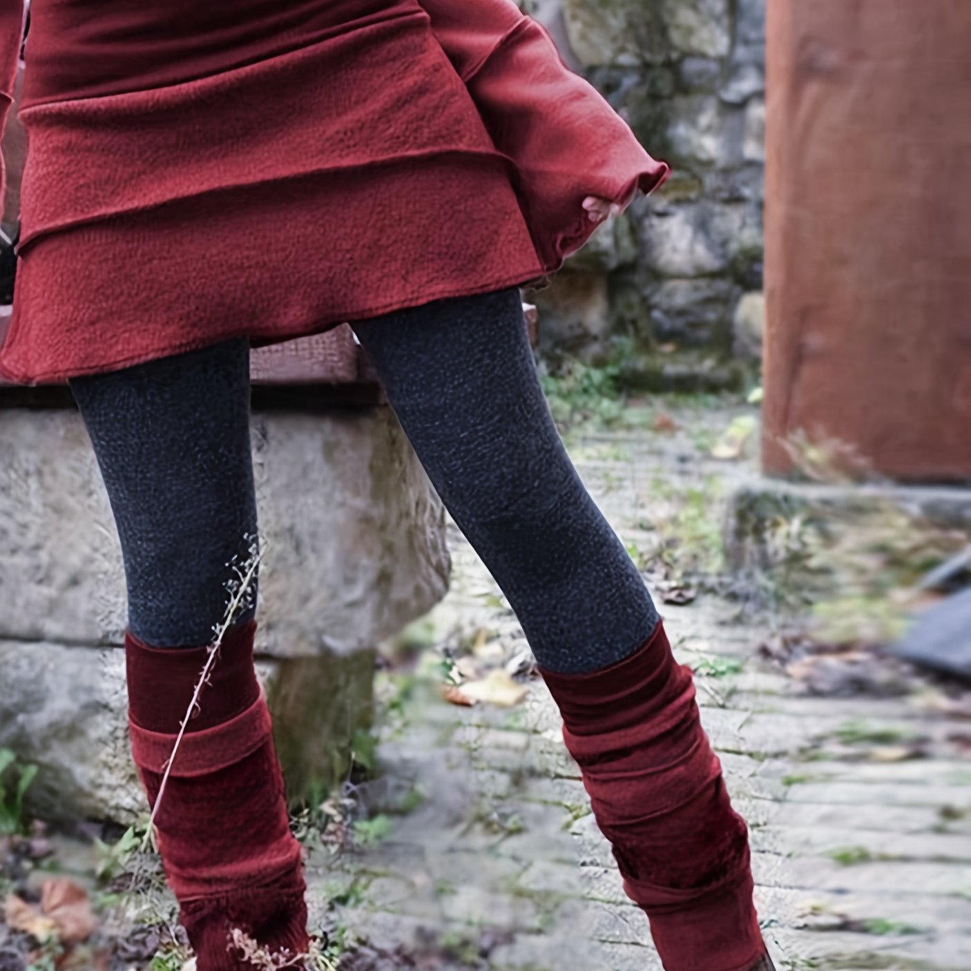 retro tayt etek renk bloklu katmanlı yüksek bel kadın etek 🍂 rahat ve özgün