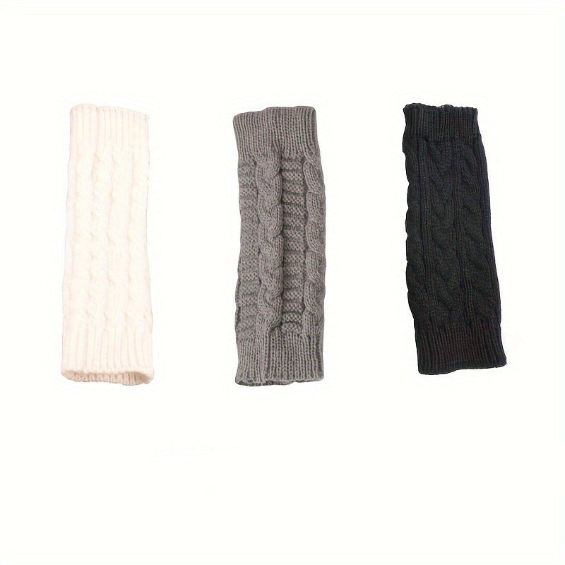 örgü eldiven parmak açık kışlık triko model