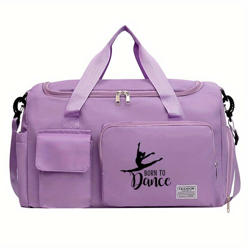 bale spor çantası pembe suya dayanıklı çok gözlü fitness seyahat duffel bag 🌿 Çok Bölmeli Düzen