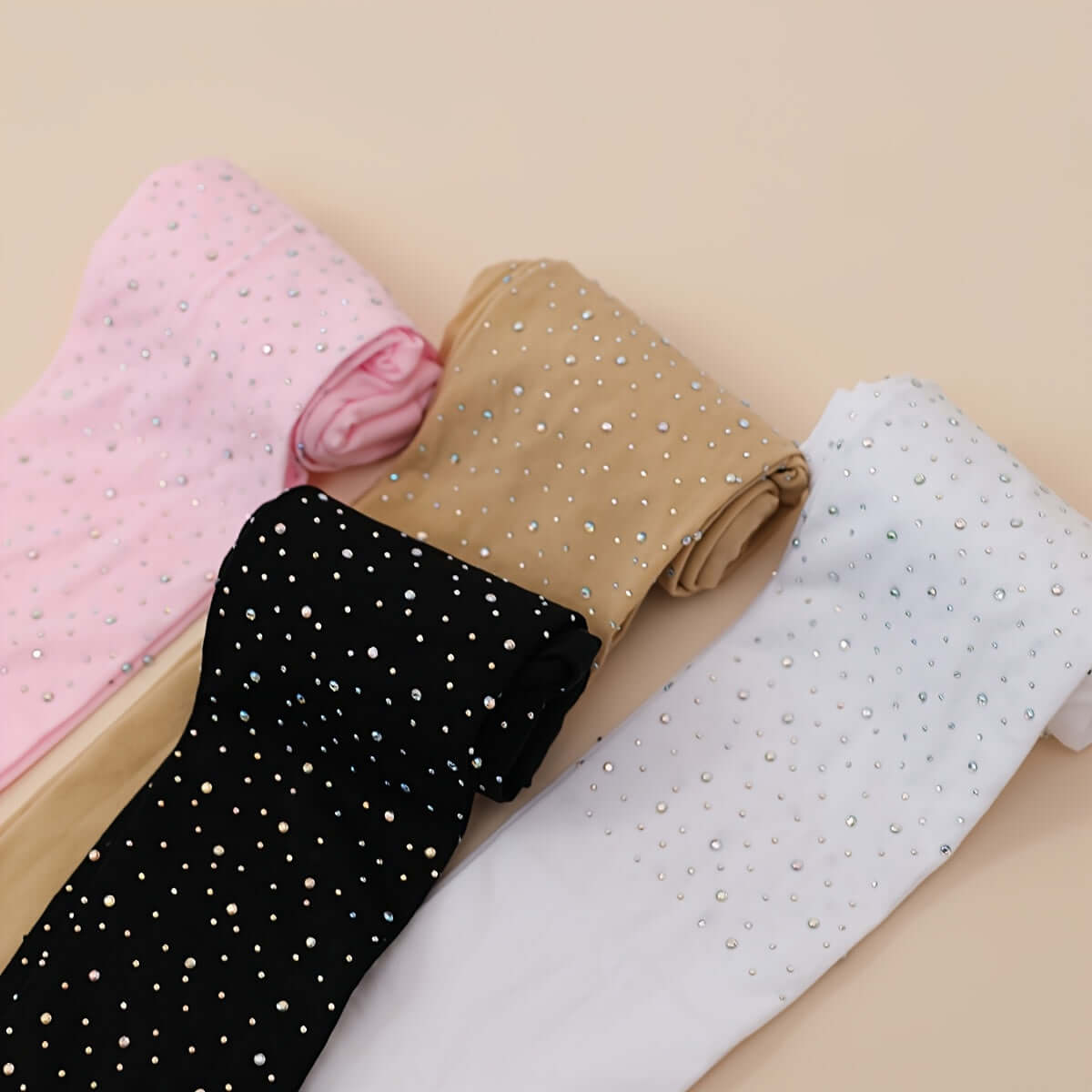 kız çocuk bale taytı taşlı ışıltılı dayanıklı dans çorabı 🩰 4’lü Ekonomik Set